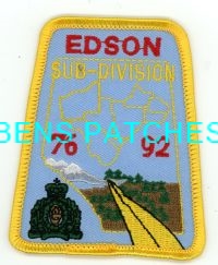 CANADA,ALBERTA,EDSON SUB DIVISION 1